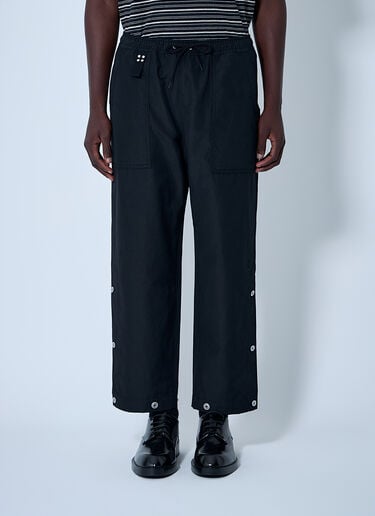 Wool-And-Linen Pants Comme des Garçons Homme Wool-And-Linen Pants Black cdh0160003
