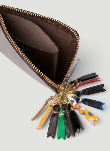 拉链头钱包 Comme des Garçons Wallet 拉链头钱包 棕色 cdw0351024