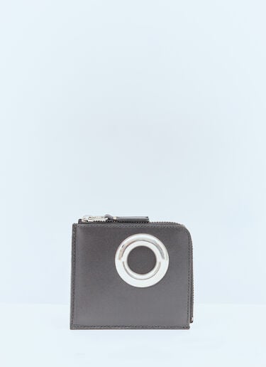 シルバーアイレット コインウォレット Comme des Garçons Wallet シルバーアイレット コインウォレット ブラック cdw0357011