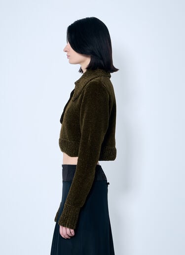 Cecilie Bahnsen Calla Sweater Green cec0259005
