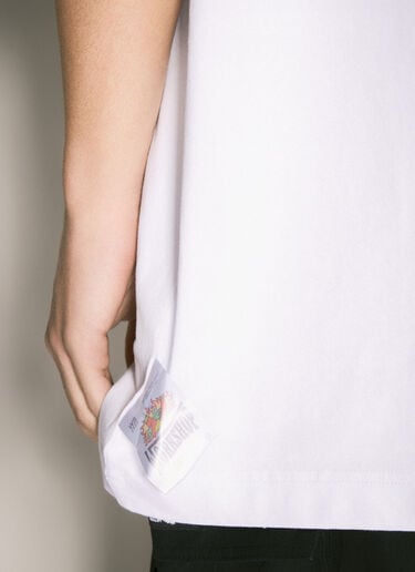 032C On Fire Oversized T-Shirt White cee0158001