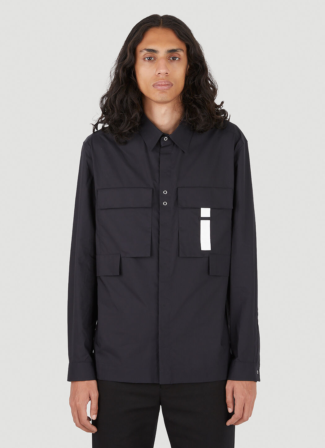 Craig Green Striped long-sleeve Shirt | White | FARFETCH