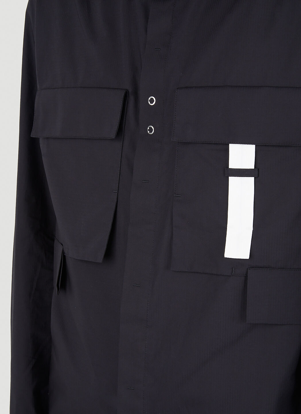 Craig Green Striped long-sleeve Shirt | White | FARFETCH