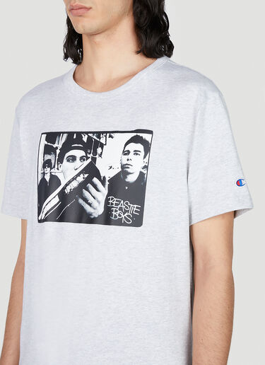 Champion x Beastie Boys 图案印花 T 恤 灰色 cha0152002