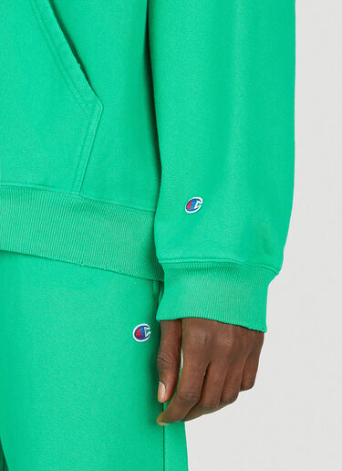 Logo Embroidered Hooded Sweatshirt Champion Logo Embroidered Hooded Sweatshirt Green cha0152016