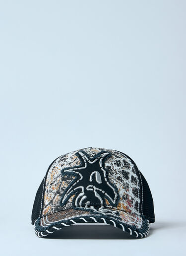 Seahorse Patch Baseball Caps CHITO Seahorse Patch Baseball Caps Black chi0159006