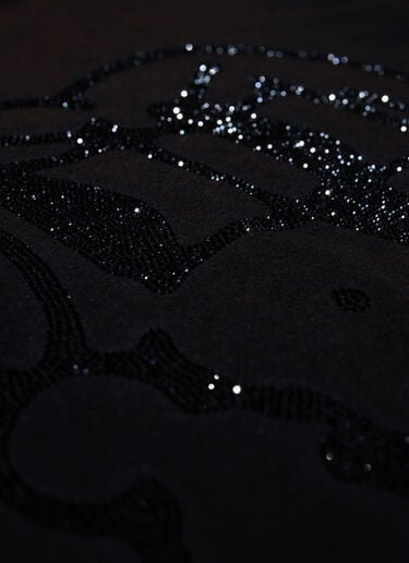 Logo Motif T-Shirt CHITO Logo Motif T-Shirt Black chi0160001