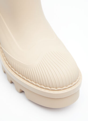 Chloé Raina Rain Boots Beige chl0255032