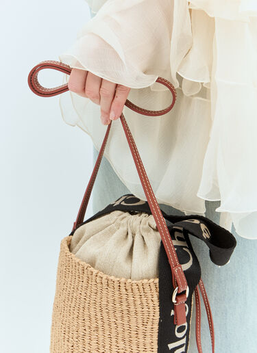 Chloé 스몰 우디 바스켓 백 블랙 chl0258033