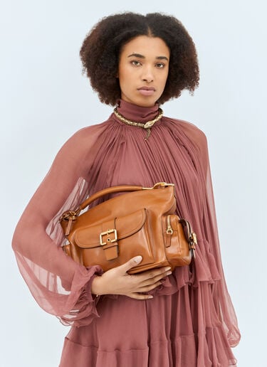 카메라 숄더백 Chloé 카메라 숄더백 브라운 chl0258038