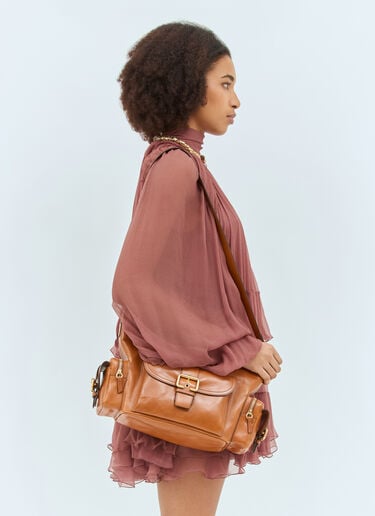 카메라 숄더백 Chloé 카메라 숄더백 브라운 chl0258038