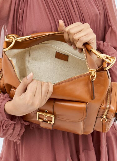 카메라 숄더백 Chloé 카메라 숄더백 브라운 chl0258038