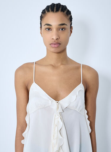 Silk Crop Top Chloé Silk Crop Top White chl0259008