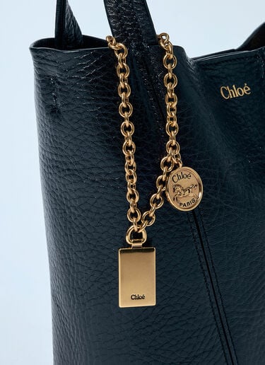 스핀 토트백 Chloé 스핀 토트백 블랙 chl0259037