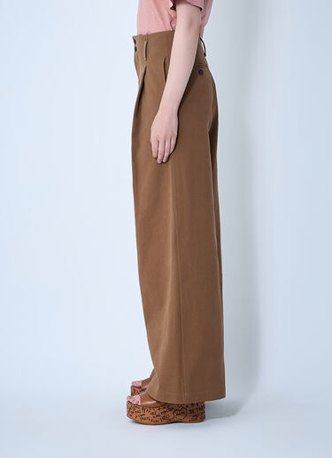 Cotton Canvas Pants Chloé Cotton Canvas Pants Brown chl0261008