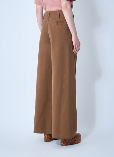 Cotton Canvas Pants Chloé Cotton Canvas Pants Brown chl0261008