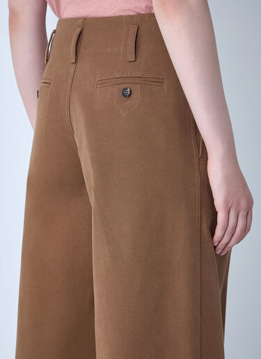 Cotton Canvas Pants Chloé Cotton Canvas Pants Brown chl0261008