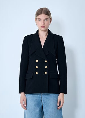 Chloé Wool Coat Black chl0261010