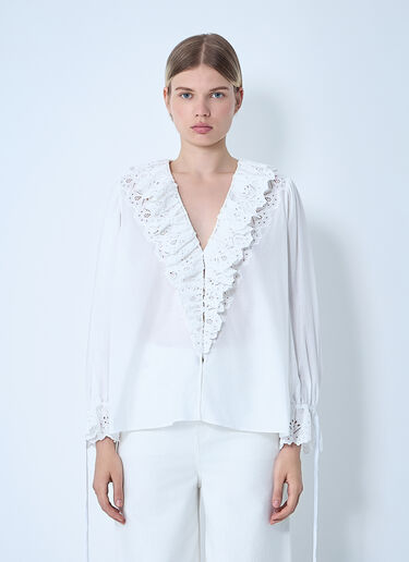 Frill Top Chloé Frill Top White chl0261019