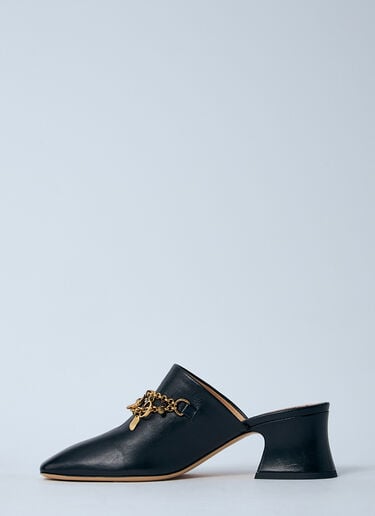 Chloé Charm Heeled Mules Black chl0261023