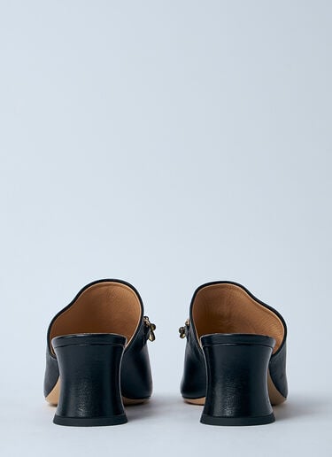Chloé Charm Heeled Mules Black chl0261023