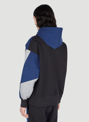 Champion x Anrealage 对比色拼接连帽运动衫 深蓝色 chn0151004