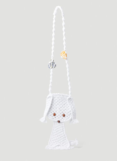 Chopova Lowena Dog Macrame 单肩包 白色 cho0251011