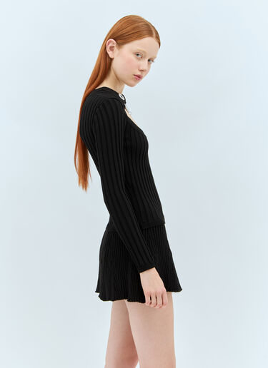 Embellished Knit Mini Dress Chopova Lowena Embellished Knit Mini Dress Black cho0258001