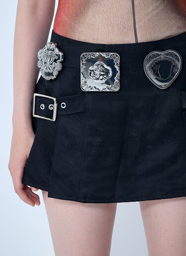 Chopova Lowena Biggity Mini Skirt Black cho0260007