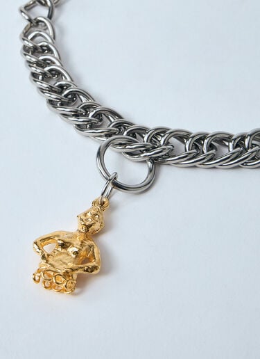 Where's My Skirt Chain Necklace Chopova Lowena Where's My Skirt Chain Necklace Silver cho0260015