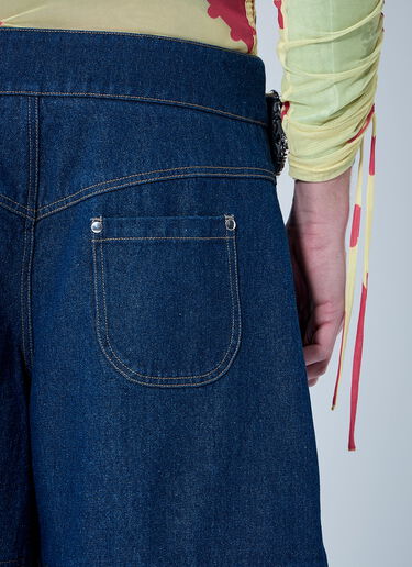 Chopova Lowena Balmy Denim Shorts Blue cho0360008