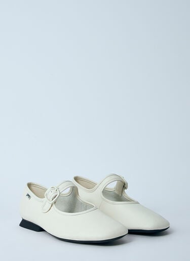 CAMPER Casi Casi Flats White cmp0262007