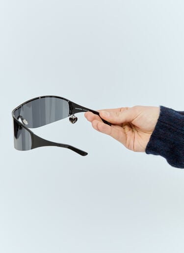 Acne Studios 메탈 프레임 선글라스  블랙 cns0356001