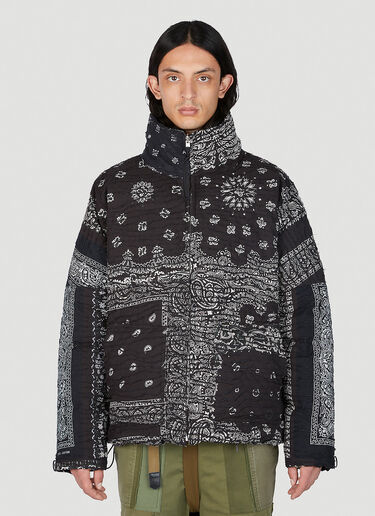 Bandana Down Jacket Children Of The Discordance Bandana Down Jacket Black cod0151006