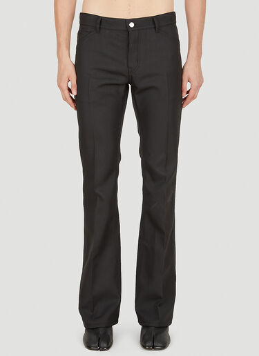 Twill Bootcut Pants Courrèges Twill Bootcut Pants Black cou0150005