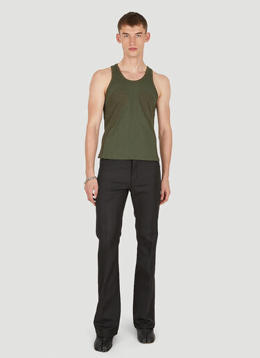 Twill Bootcut Pants Courrèges Twill Bootcut Pants Black cou0150005