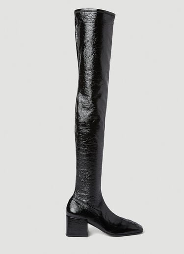 Vinyl 及膝靴 Courrèges Vinyl 及膝靴 黑色 cou0249033