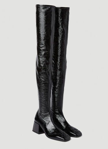 Vinyl 及膝靴 Courrèges Vinyl 及膝靴 黑色 cou0249033