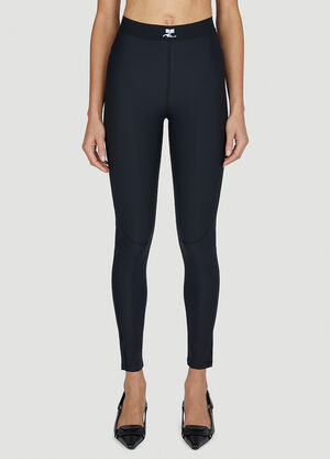 Courrèges 레이서 레깅스 Black cou0251028