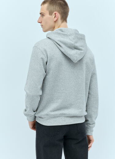 Comme Des Garçons PLAY 로고 패치 후드티셔츠 그레이 cpl0355024
