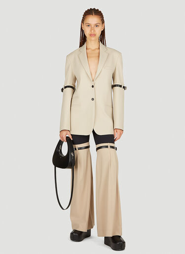 Hybrid Flare Pants Coperni Hybrid Flare Pants Beige cpn0253006