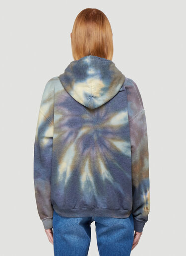 Round Hem Hooded Sweatshirt Collina Strada Round Hem Hooded Sweatshirt Blue cst0241007