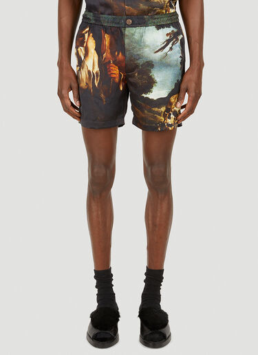 Death Cigarettes Poussin Shorts Blue dec0146016
