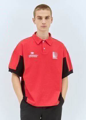 DEMMO Station Polo Shirt Red dem0159004