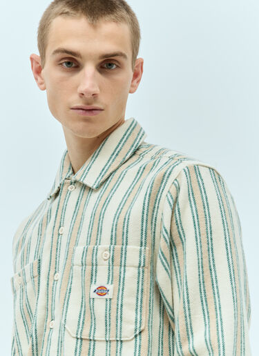 Dickies Hope 스트라이프 셔츠 베이지 dks0154008