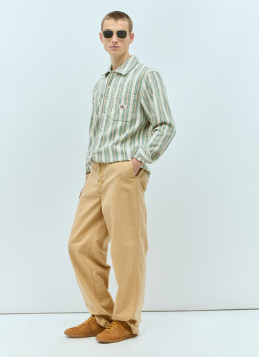 Dickies Hope 스트라이프 셔츠 베이지 dks0154008