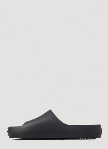 Logo Plaque Slides Dolce & Gabbana Logo Plaque Slides Black dol0148017