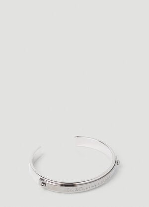 Dolce & Gabbana Engraved Logo Bracelet Silver dol0153017