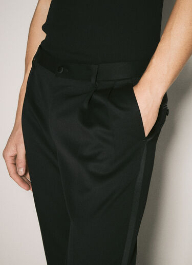 Classic Gabardine Tuxedo Pants Dolce & Gabbana Classic Gabardine Tuxedo Pants Black dol0158005