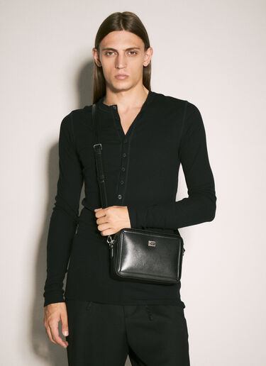皮革迷你手袋 Dolce & Gabbana 皮革迷你手袋 黑色 dol0158010